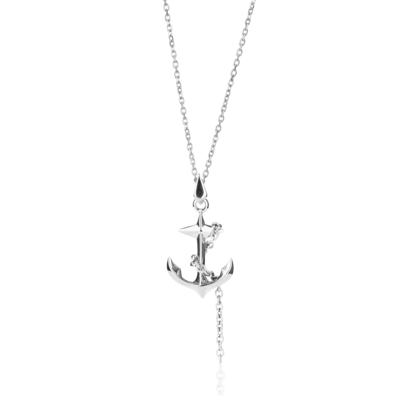 Thumbnail of Black Sea Silver Anchor Pendant image