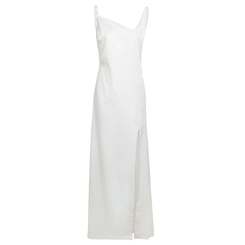 Thumbnail of Roya White Slip Dress image