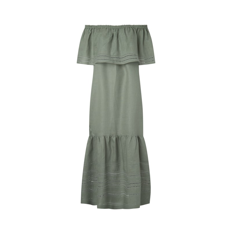 Thumbnail of Lyubava Dress In Jungle Green image