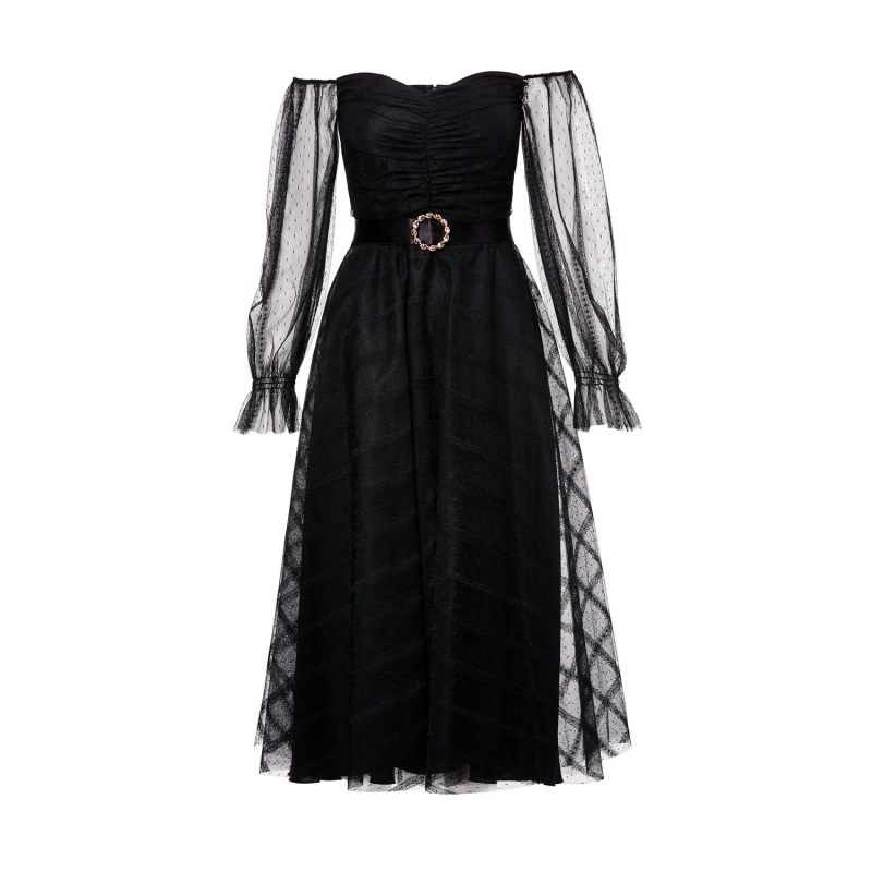Off-Shoulder Tulle Dress | Nissa | Wolf & Badger Off-Shoulder Tulle Dress | Nissa | Wolf & Badger