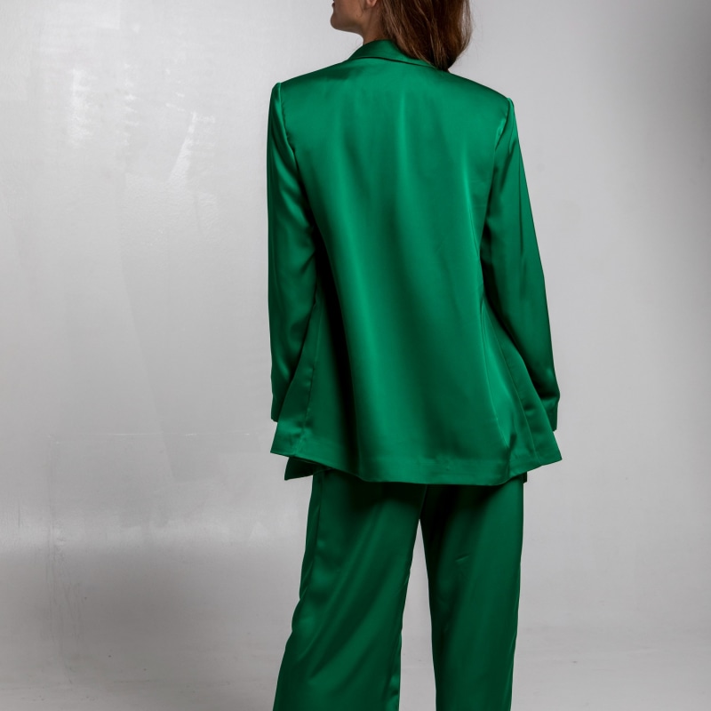 Thumbnail of The Suit Blazer In Emerald Green image