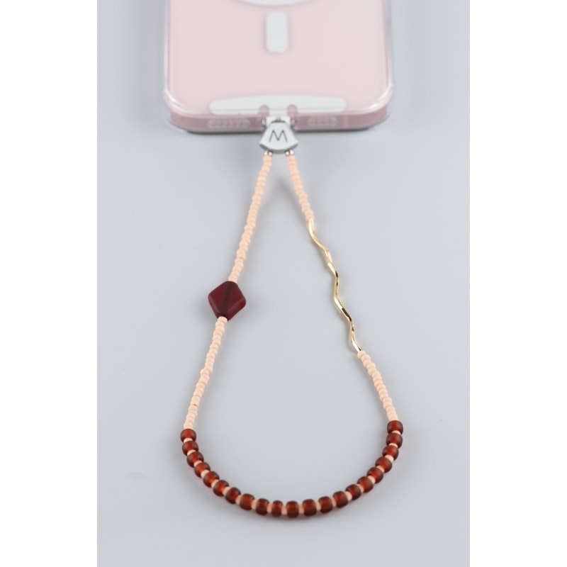 Thumbnail of M Beads Phone Bracelet - Chai image