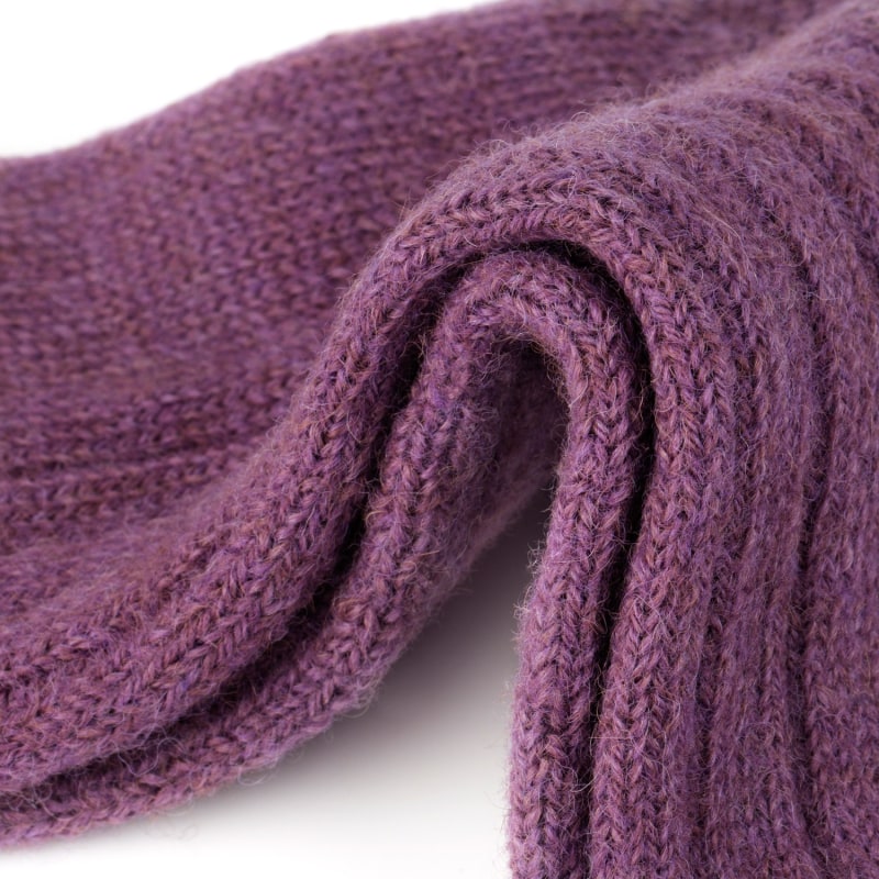 Thumbnail of Luxury Lounge Socks In British Alpaca - Plum image