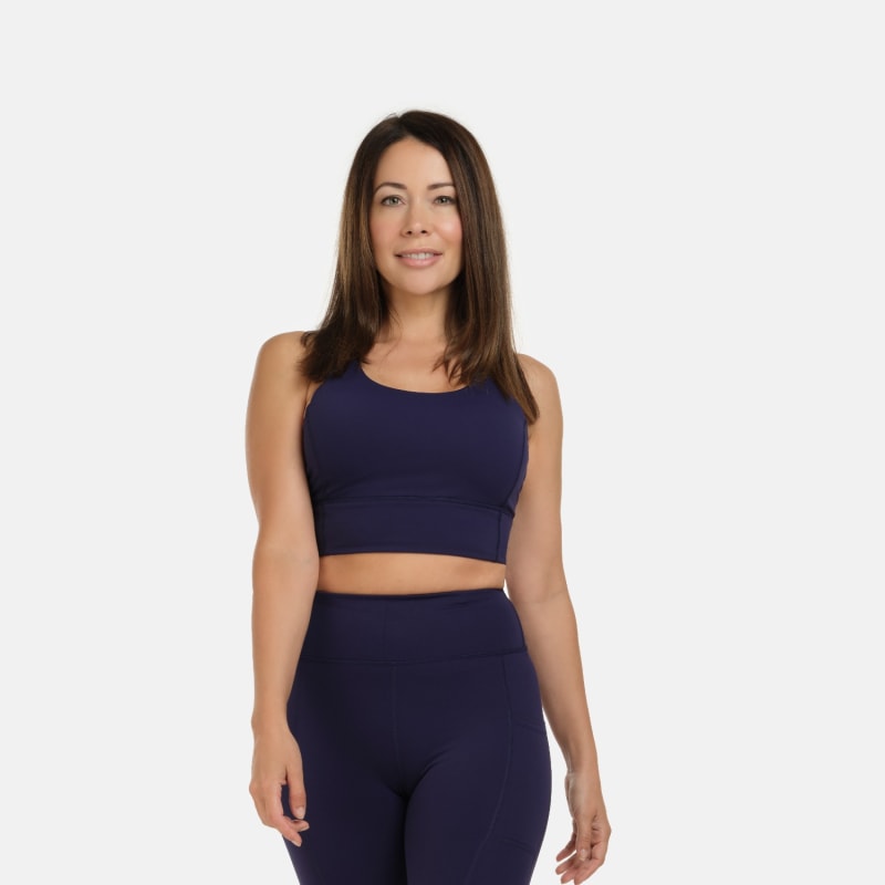 Thumbnail of Low Impact Navy Sports Bra image