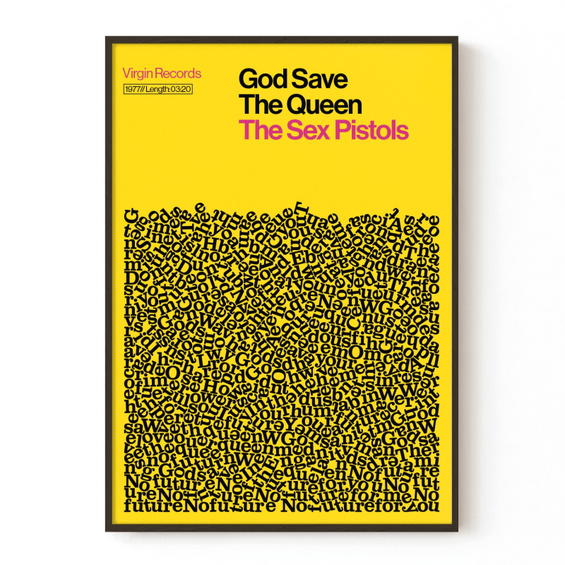 Queen lyrics print