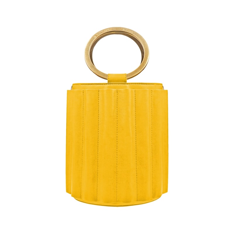 Thumbnail of Water Metal Handle Bucket Bag - Yellow image