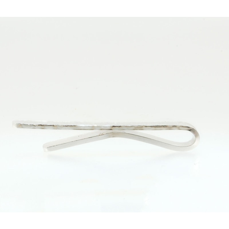 Thumbnail of Mad Men Type Hammered Sterling Silver Tie Clip image