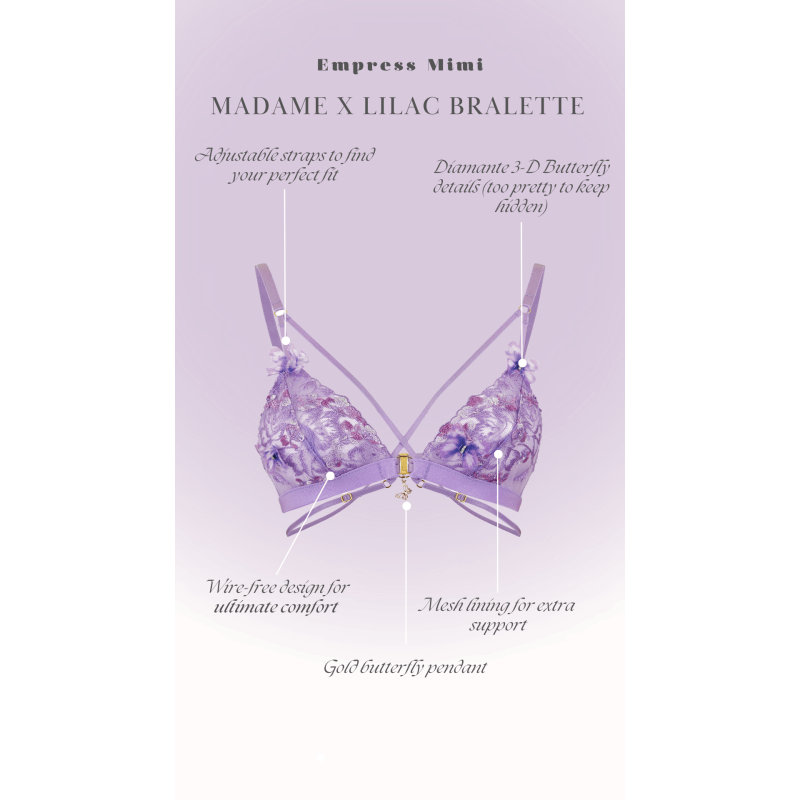 Mamma Mia Lace Bralette • Lilac