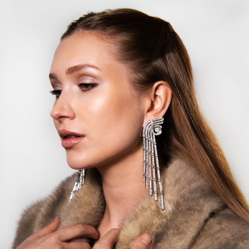 Pandora enchanted shop tassel earrings