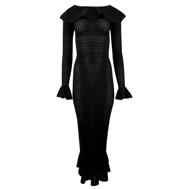 Madonna Lace Knit Ruffled Dress | Maui X Lolita | Wolf & Badger Madonna Lace Knit Ruffled Dress | Maui X Lolita | Wolf & Badger