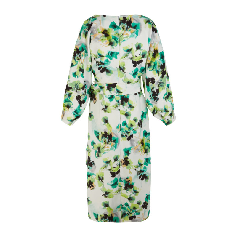 Thumbnail of Midi Dress Maeve Green & White Floral image