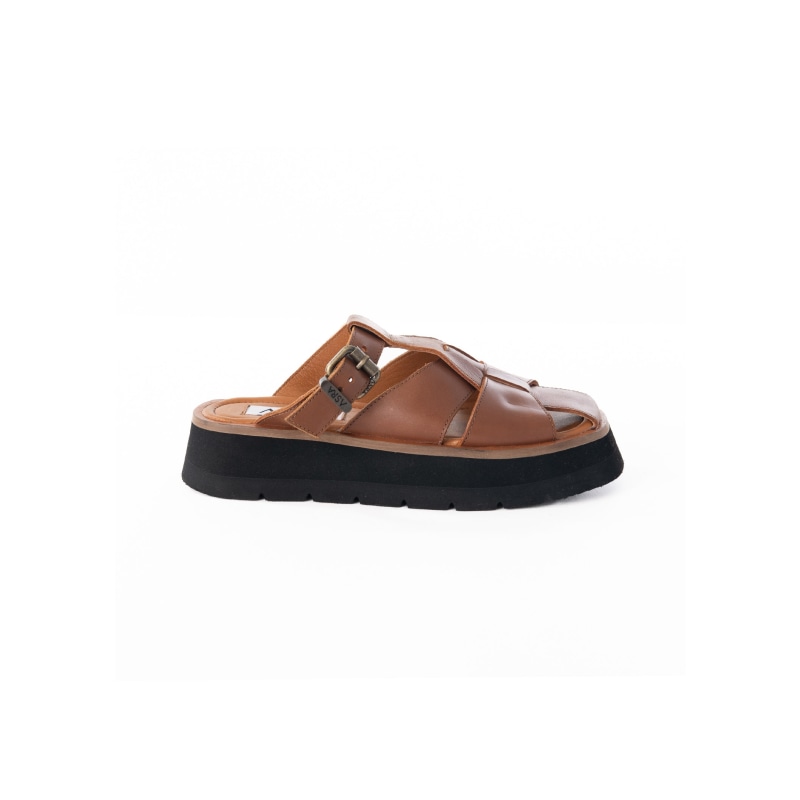 Thumbnail of Magnolia - Tan Leather Chunky Sandal image