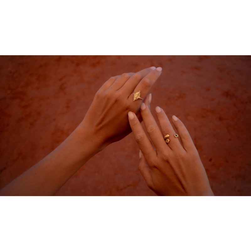 Thumbnail of Goddess Selena Ring - Gold image