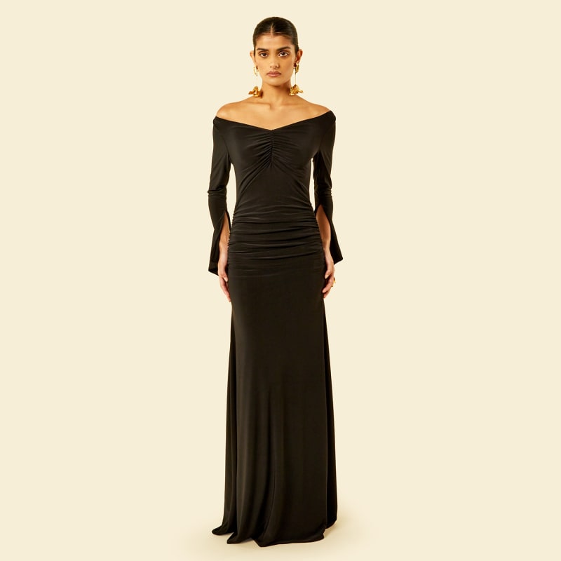 Thumbnail of Maldau Maxi Dress In Navsoul Black image