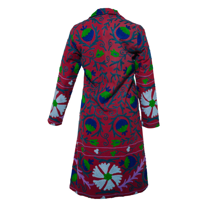 Thumbnail of Malika Coat - Suzani Embroidery Pink - Medium image