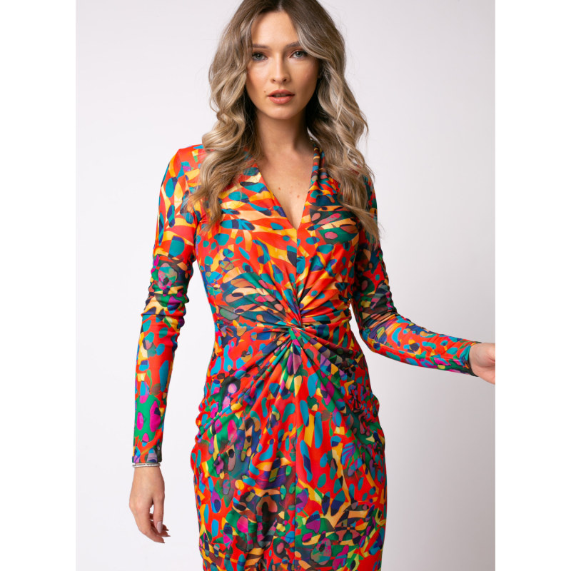 Thumbnail of Mallorca Midi Dress In Gaudi Print image