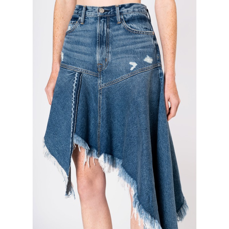 Mandy Frayed Hem Denim Skirt In San Antonio | Noend Denim Mandy Frayed Hem Denim Skirt In San Antonio | Noend Denim