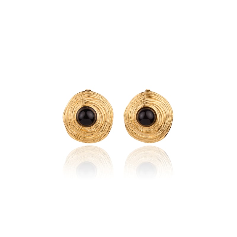 Thumbnail of Manuka Gold Plated Statement Earrings image