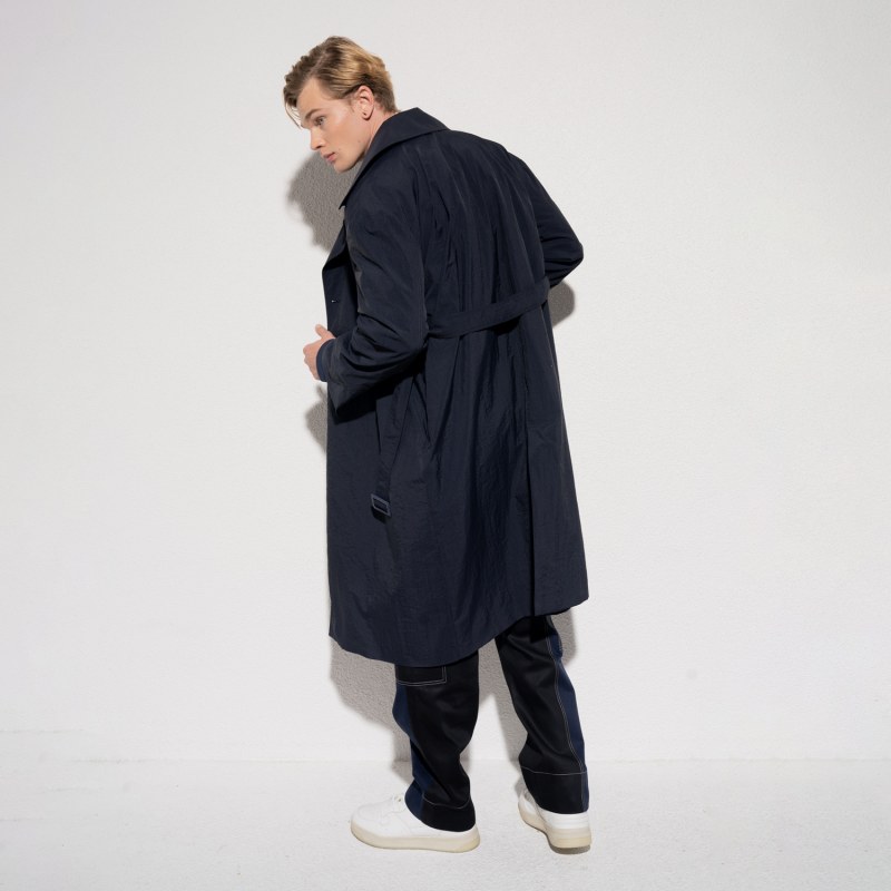 Thumbnail of Maple Trench Coat Navy Men image