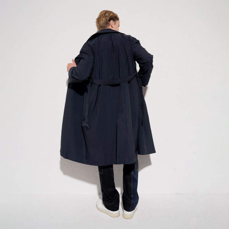 Thumbnail of Maple Trench Coat Navy Men image