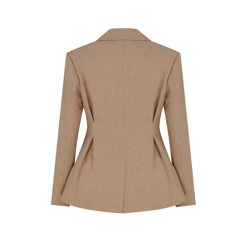 Thumbnail of Marde Tailored Jacket In Almond Buff image