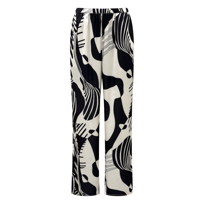 Thumbnail of Black And White Retro Pants Suit - Margaux image