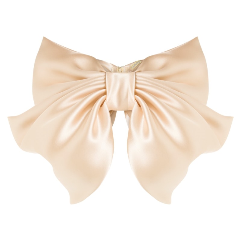 Thumbnail of Margot Oversized Bow Collar - Gold image