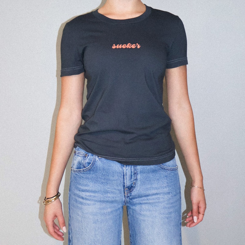 Thumbnail of Margot Sucker Tee Grey image