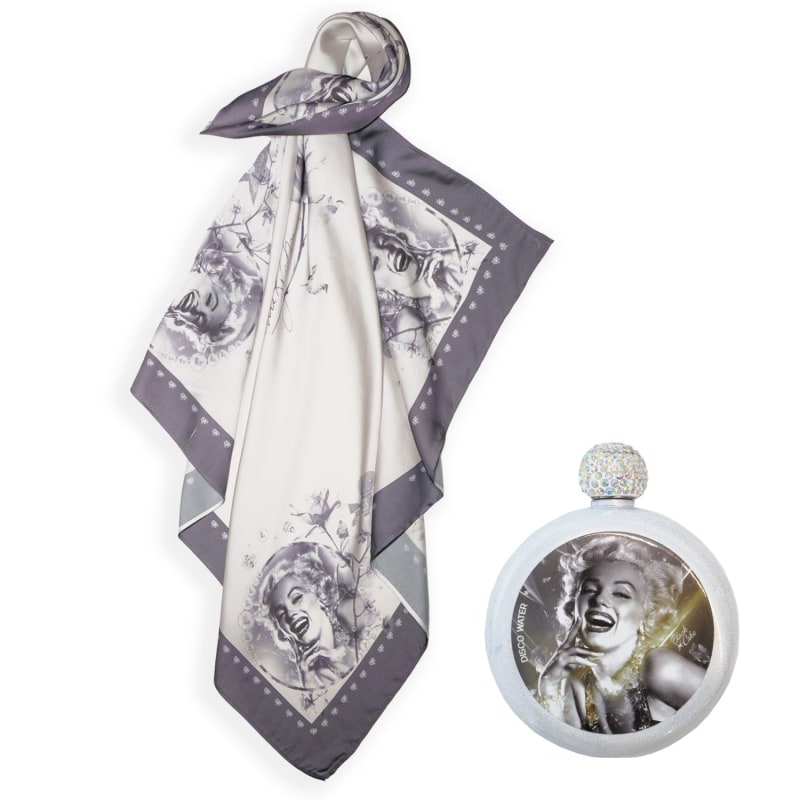 Thumbnail of Marilyn Diamonds & Roses Bandana Scarf image