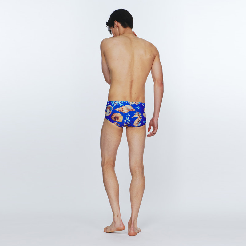Thumbnail of Marine Breeze Leg Swimsuit - Ocean Blue image