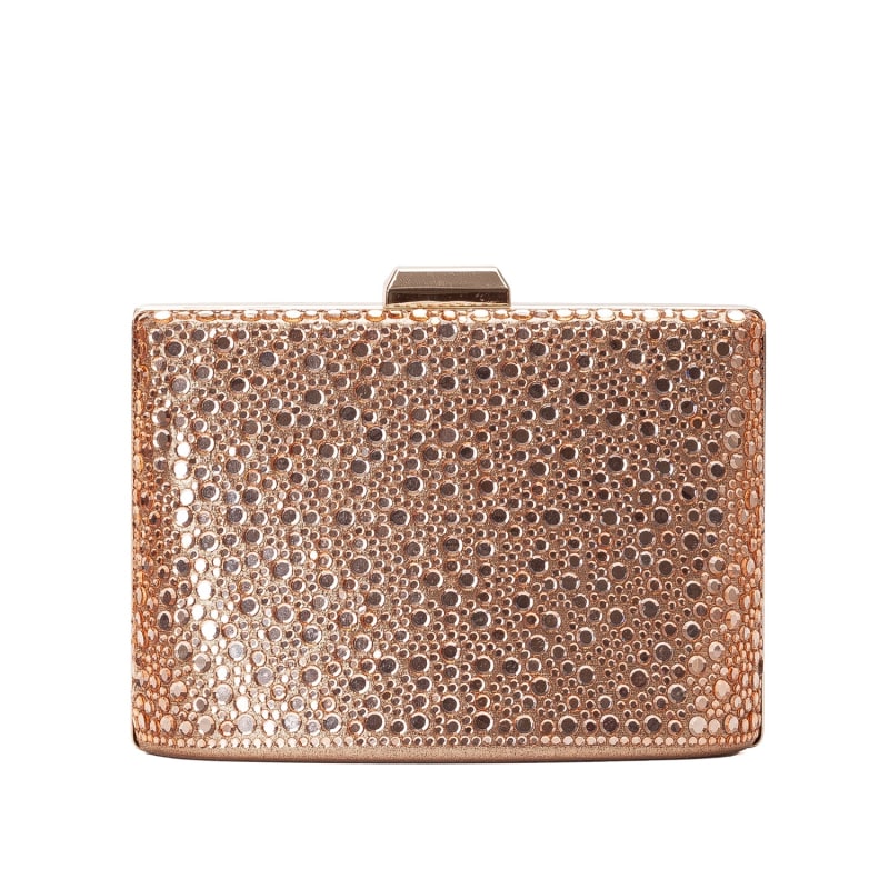 Rose gold evening clutch hot sale