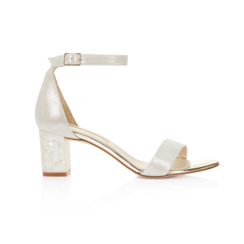 Silver midi heels outlet