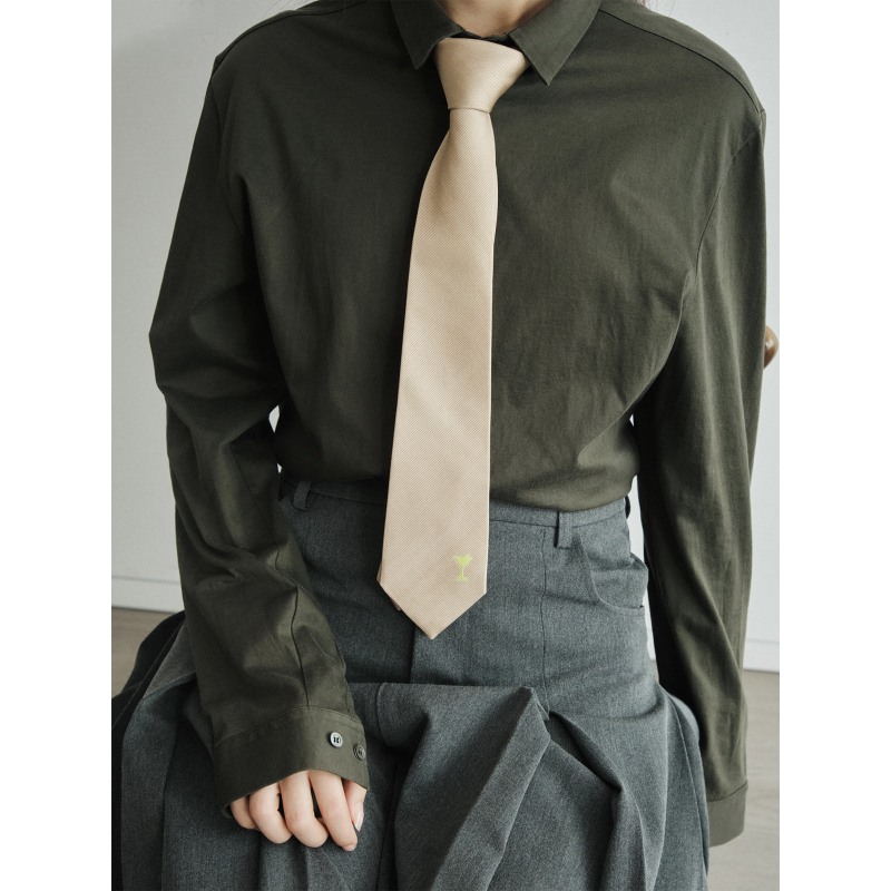 Thumbnail of Martini Silk Tie - Khaki image