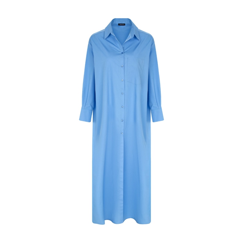 Thumbnail of Maxi Shirt Dress Blue image