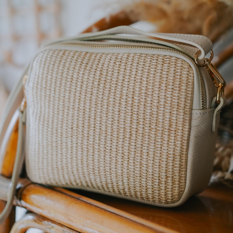 Crossbody raffia bag best sale