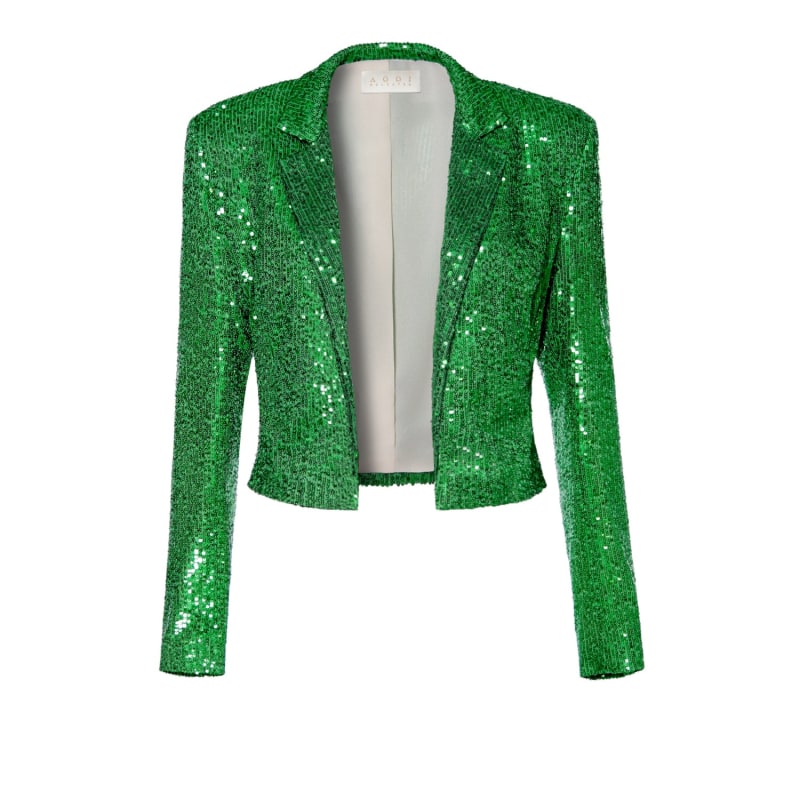 Green Sequin Waistcoat Green Sequin Waistcoat
