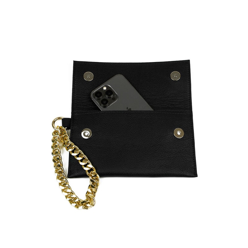 Thumbnail of Ida Wristlet - Black & Gold image