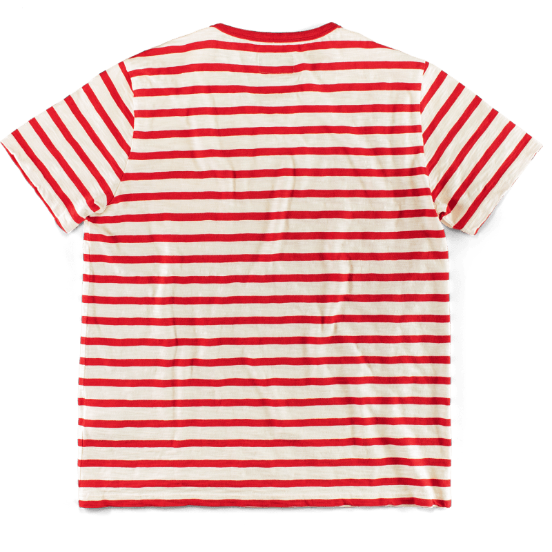 Retouch Kort levetid margen Breton Striped T Shirt Red | &SONS Trading Co | Wolf & Badger