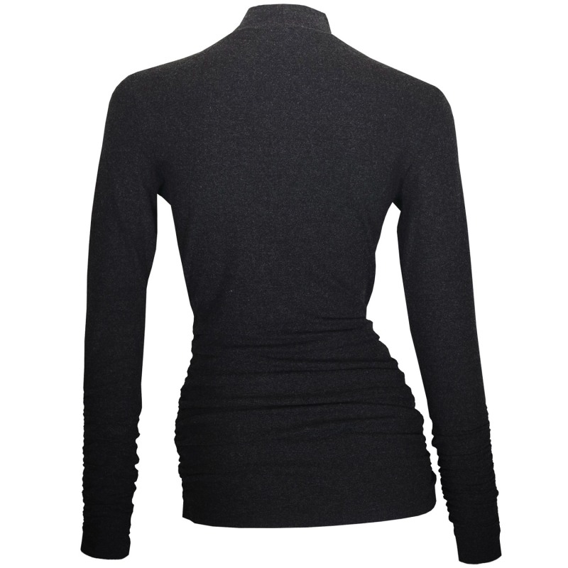 Thumbnail of Gain Ground Charcoal Turtle Neck Top image