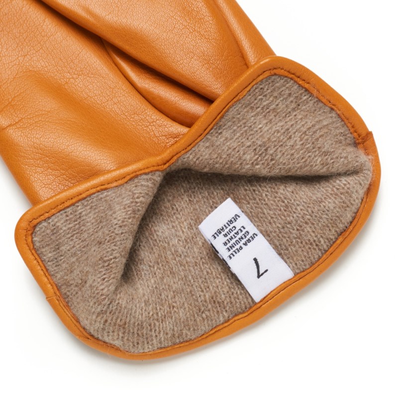 Thumbnail of Vittoria - Women's Leather Gloves In Ocre image