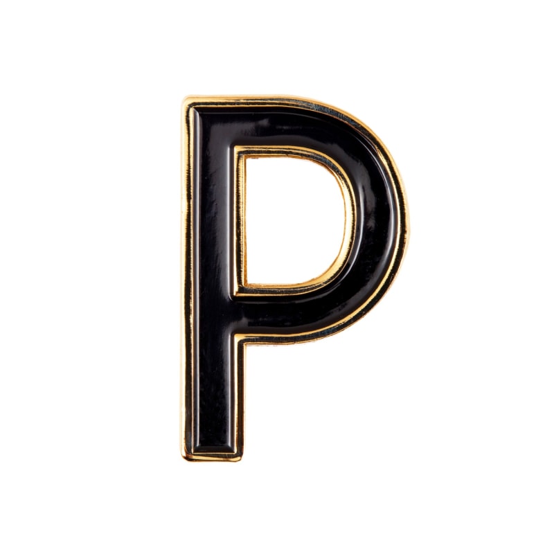 Thumbnail of Enamel Letter P Pin image