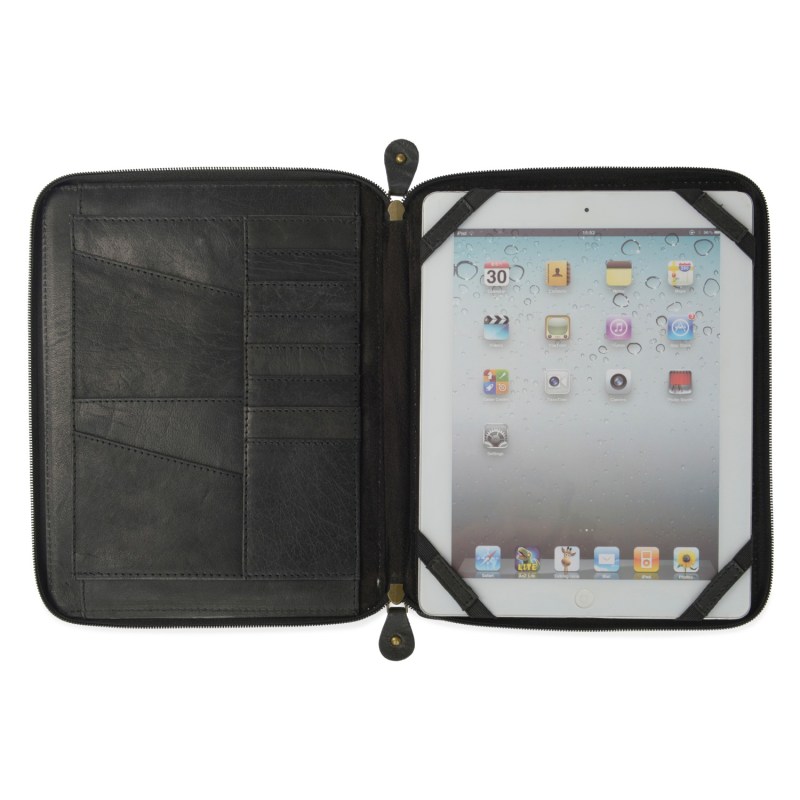 Thumbnail of Classic Black Leather Ipad Organiser image