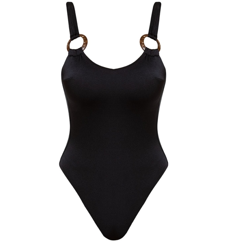 Jasmine Low Back One Piece Swimsuit With Ring Detail | Cliché Reborn ...