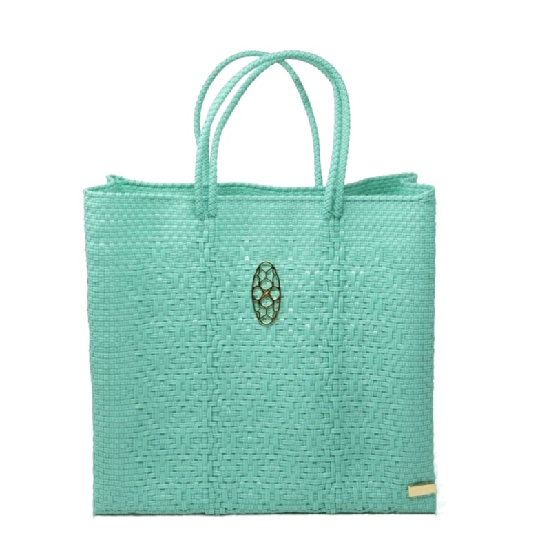 Thumbnail of Medium Aqua Green Tote Bag image