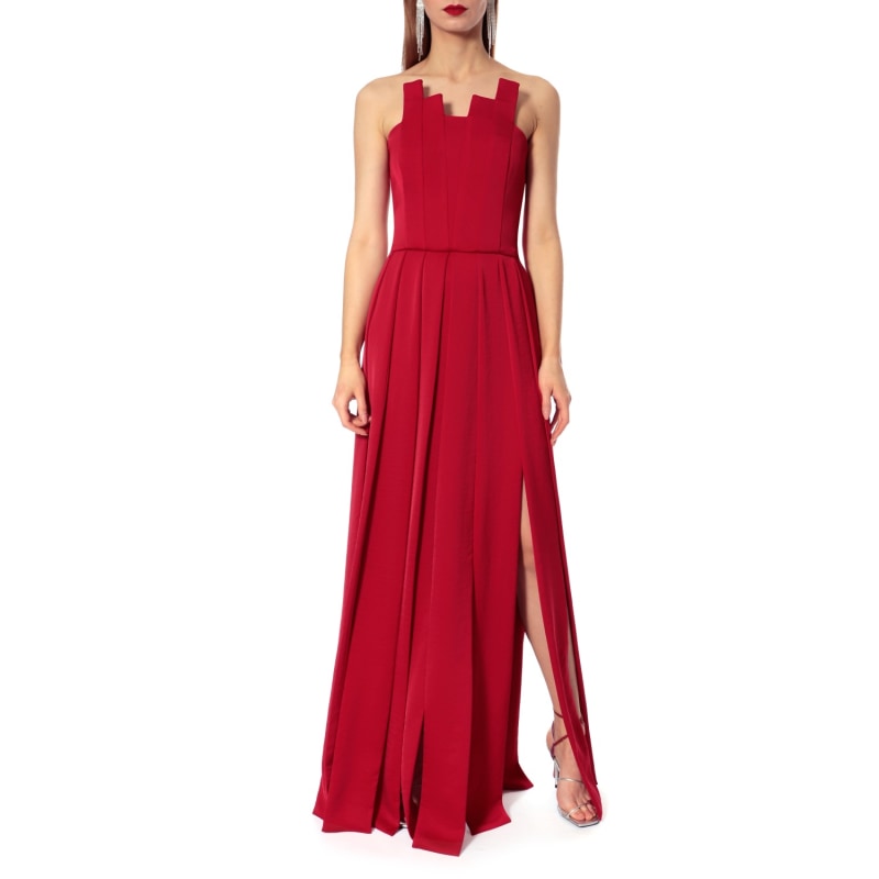 Fame and partners red dress hotsell