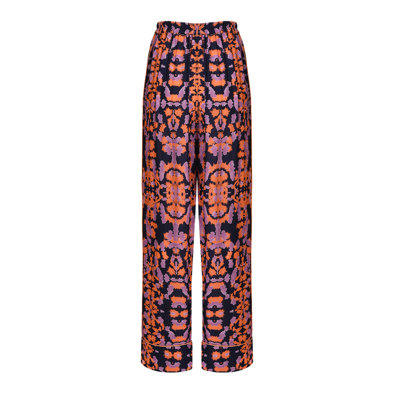 Thumbnail of Mekena Elasticated Trousers - Abstract Sunset Print image