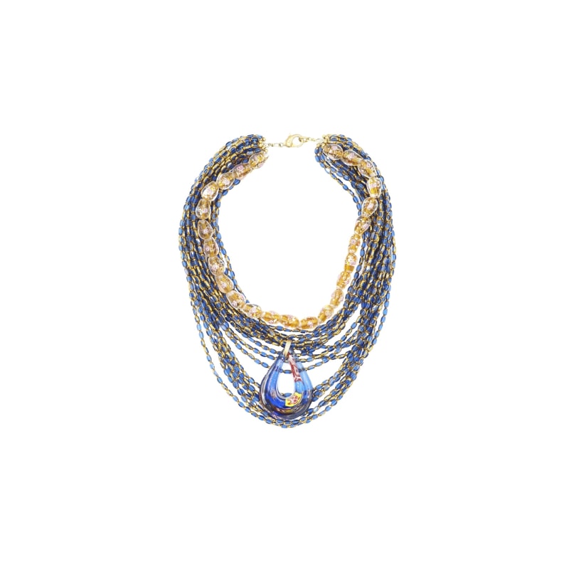 Thumbnail of Melanie Necklace - Blue image