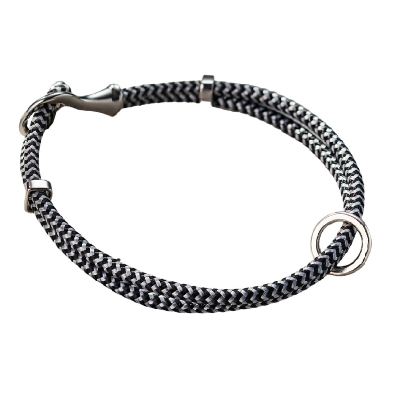 Thumbnail of Men's Herringbone Cord Message Bracelet image