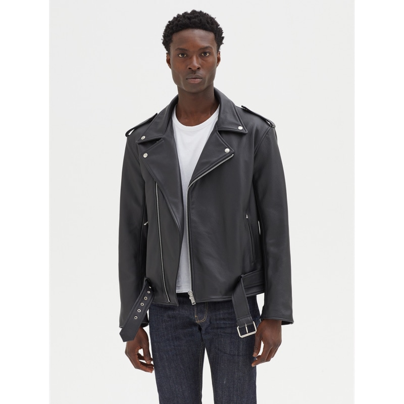 Thumbnail of Men's Leather Biker Jacket image