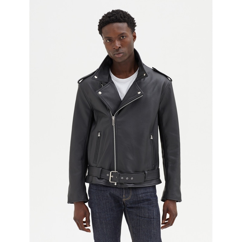 Thumbnail of Men's Leather Biker Jacket image